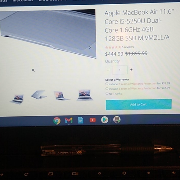 Apple macbook air 11.6 core - Picture 1 of 5